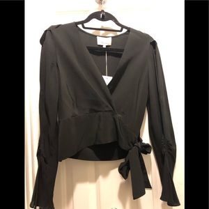 Phillip Lim black long sleeve top